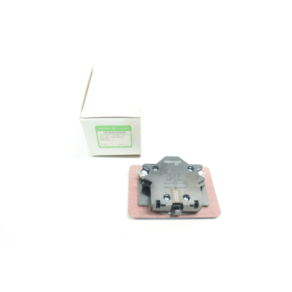 General Electric Ge CR305X200B Auxiliary Contact Kit Size 2