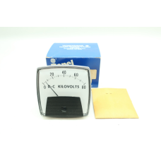 General Electric Ge 50-250304FAWM2JPP Voltmeter 0-80dc Kilovolts