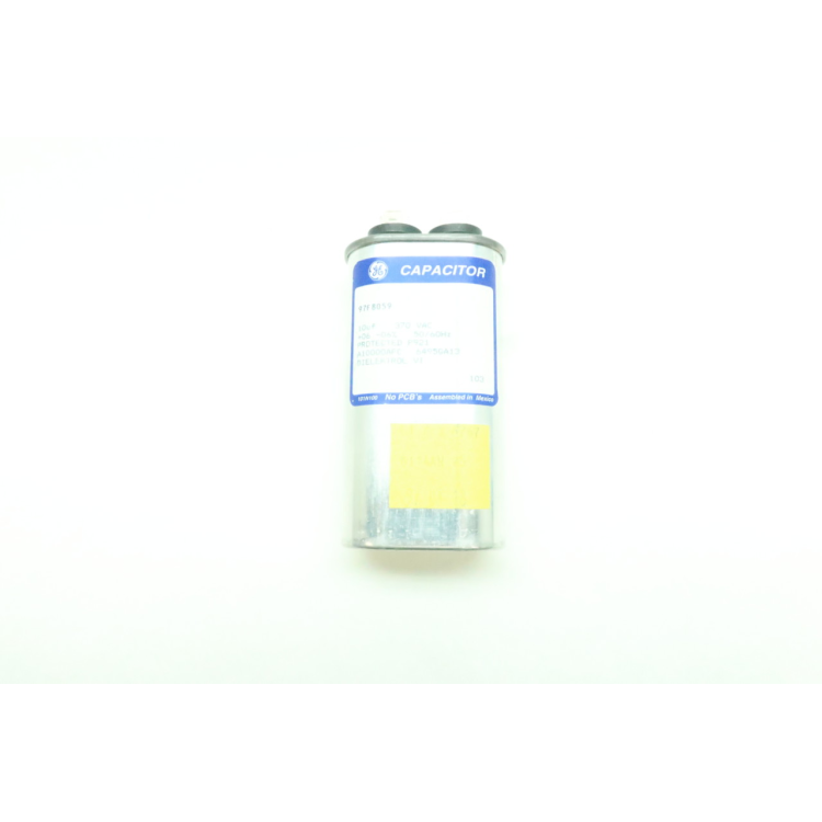 General Electric Ge 97F8059 Capacitor 10uf 370v-ac