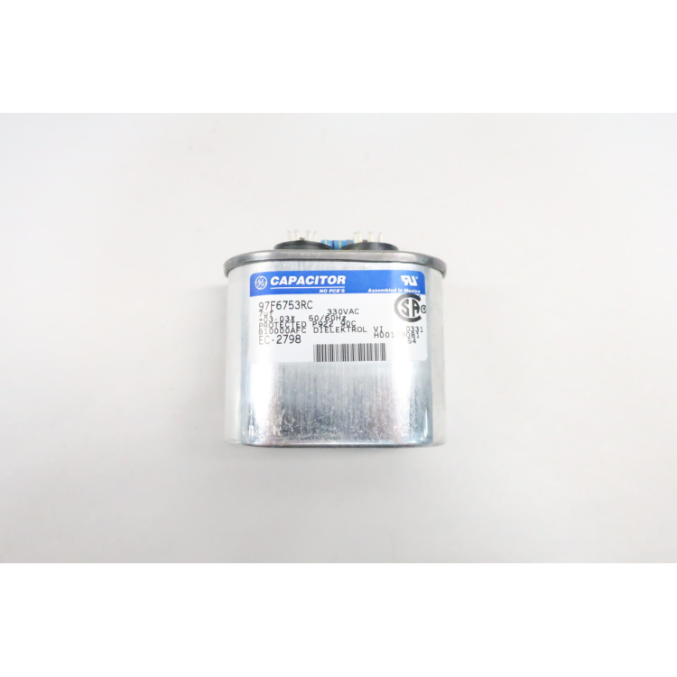 General Electric Ge 97F6753RC Capacitor 7uf 330v-ac