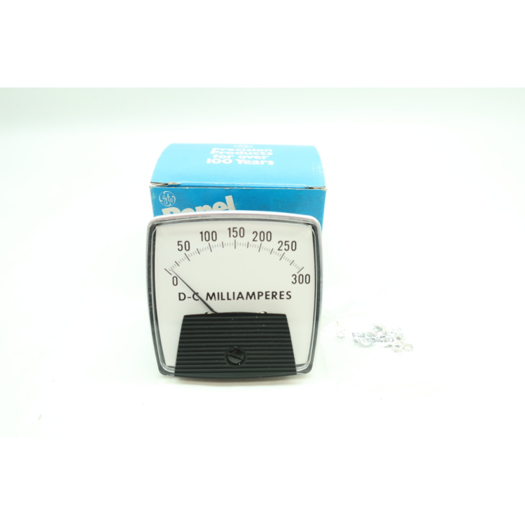 General Electric Ge 50-16211KGKG 0-300dc Milliamperes Ammeter