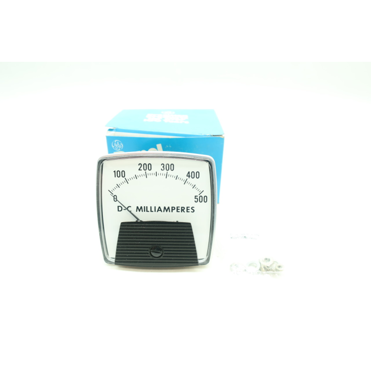 General Electric Ge 50-162111KMKM 0-500 D-c Milliamperes Ammeter