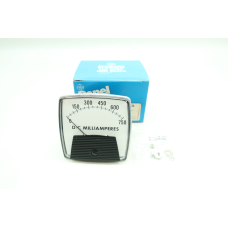 General Electric Ge 50-162111KWKW Ammeter 0-750dc Milliamperes