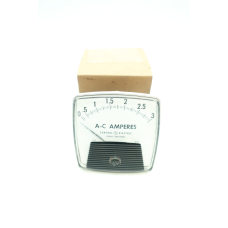 General Electric Ge 50-162141LALA2AEA 0-3 A-c Amperes Ammeter