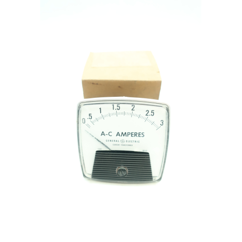 General Electric Ge 50-162141LALA2AEA 0-3 A-c Amperes Ammeter