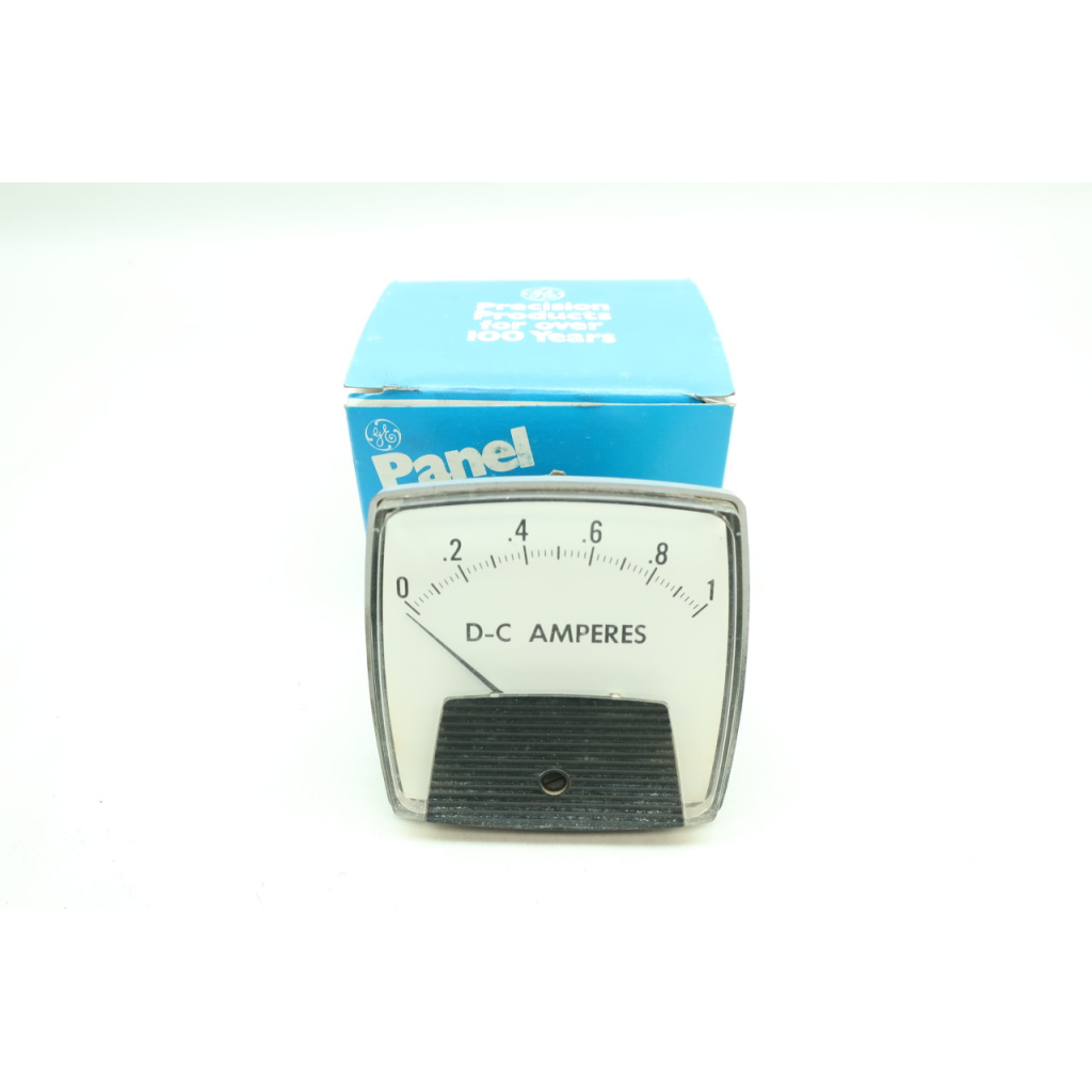 General Electric Ge 50-250300LALA1 0-1 Dc Amperes Ammeter