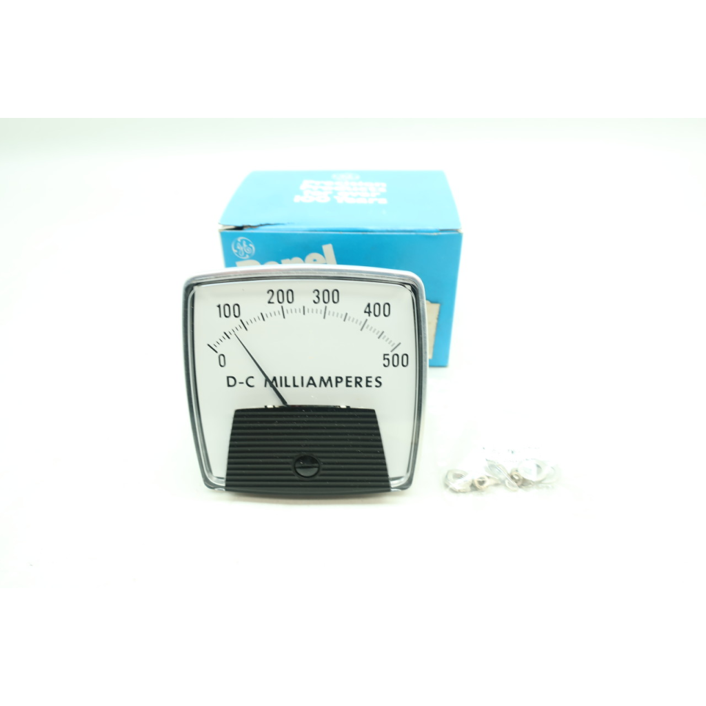 General Electric Ge 50-162111LKMKM 0-500 Dc Milliampers Ammeter