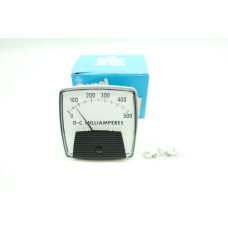 General Electric Ge 50-162111LKMKM 0-500 Dc Milliampers Ammeter