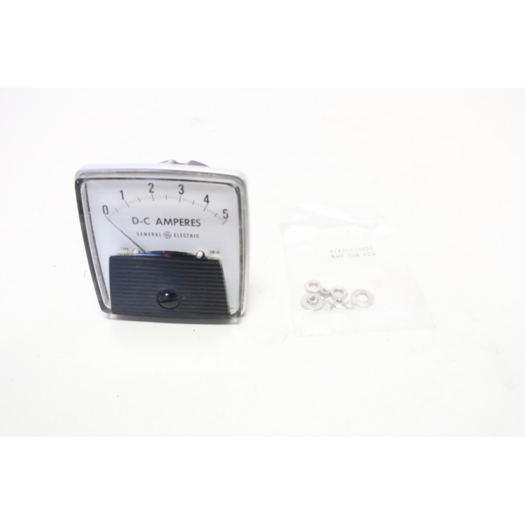 General Electric Ge 50-152111LSLS2 Dc Amperes Ammeter 1-5a Amp