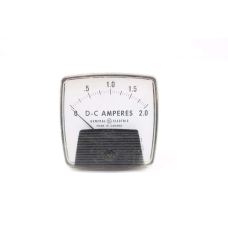 General Electric Ge L540LELE 0-2 D-c Amperes Panel Meter