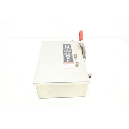 General Electric Ge NP1578000F Fusible Disconnect Switch 3p 30a Amp 600v-ac