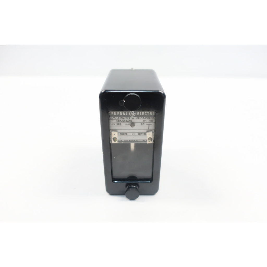General Electric Ge 12PJV11A39 Instantaneous Overvoltage Relay 125v-dc