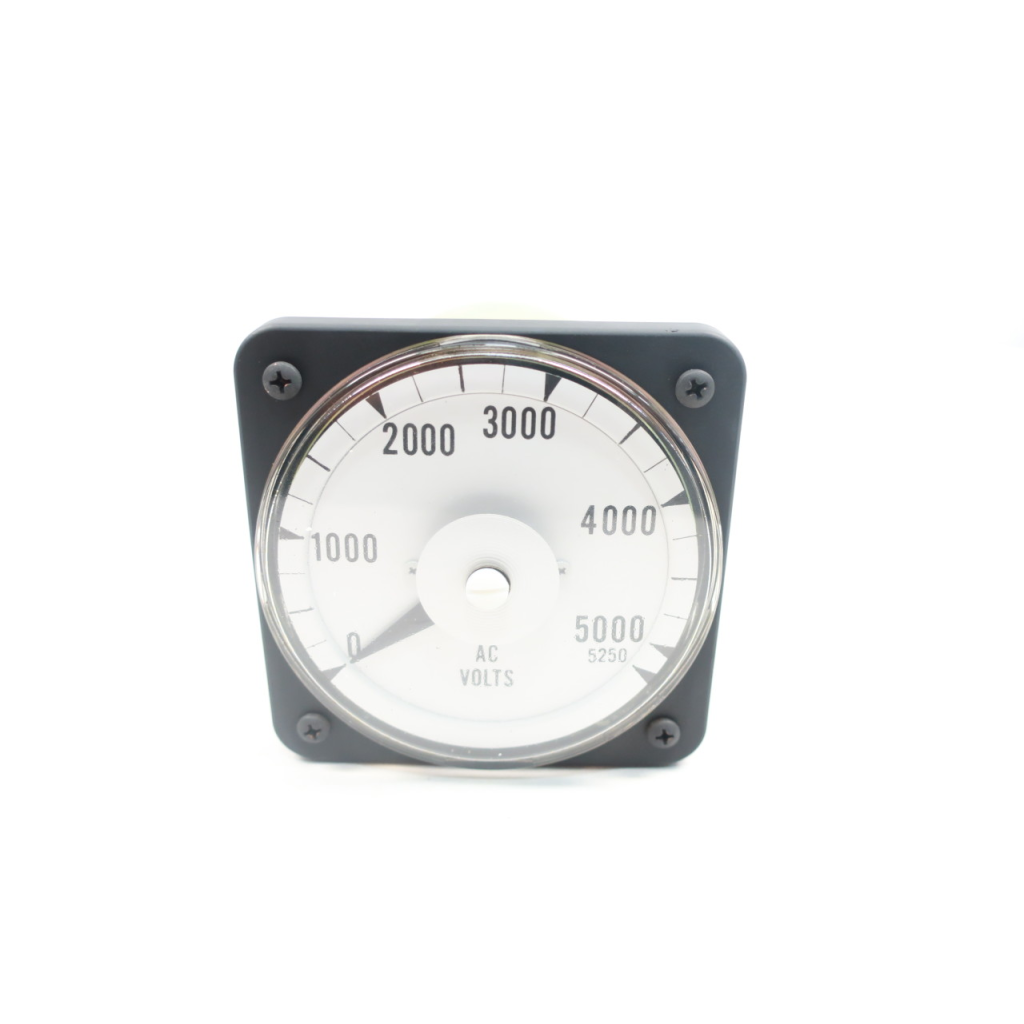 General Electric Ge 103021PZUL Voltmeter 0-5250v-ac