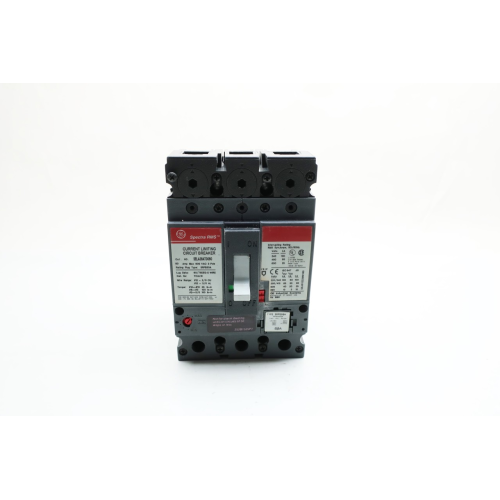 General Electric Ge SELA36AT0060 Spectra Rms Circuit Breaker 3p 60a Amp 600v-ac
