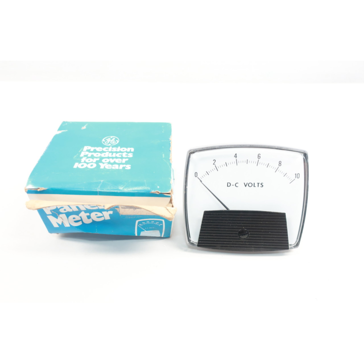 General Electric Ge 250-2 Voltmeter 0-10v-dc