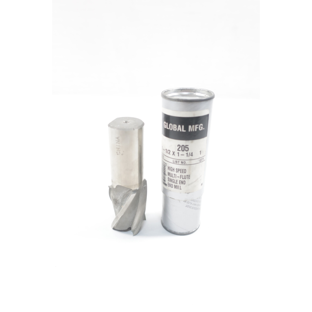 Global 205 Multi Flute End Mill 1-1/2in