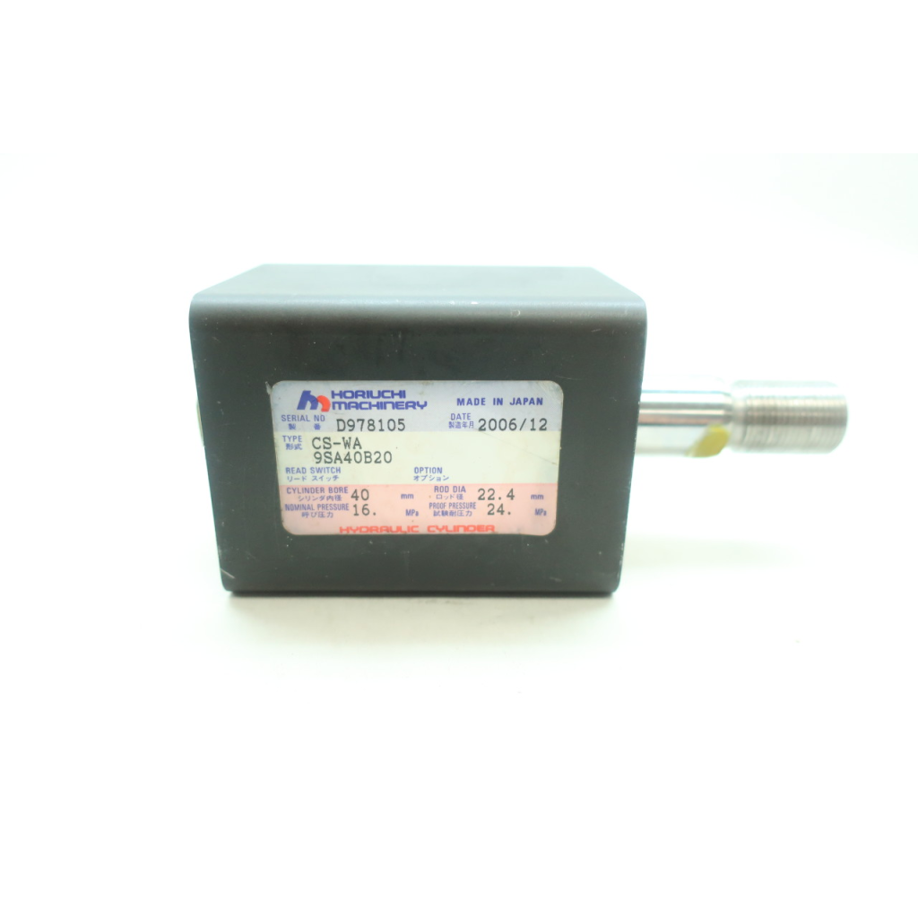 HORIUCHI MACHINERY CS-WA 9SA40B20