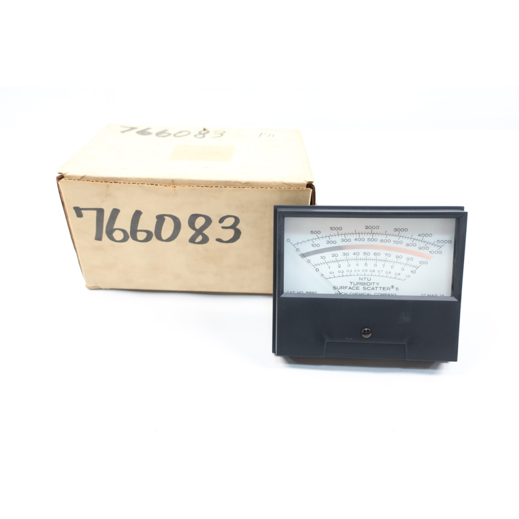 Hach 15692 0-5000 Ntu Turbidity Surface Scatter Panel Meter