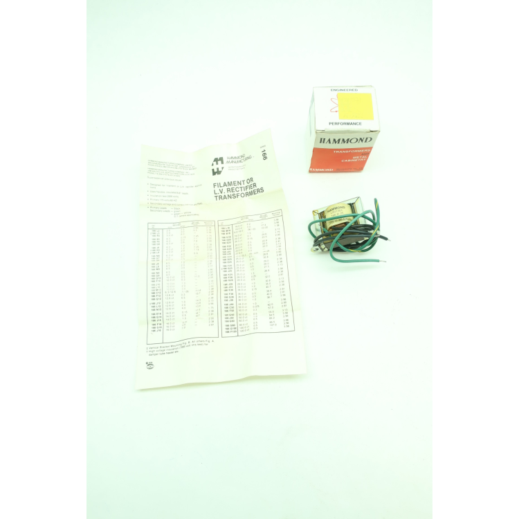 Hammond 166D25 Lr31301 Voltage Transformer 2.5va 115v-ac 25v-ac