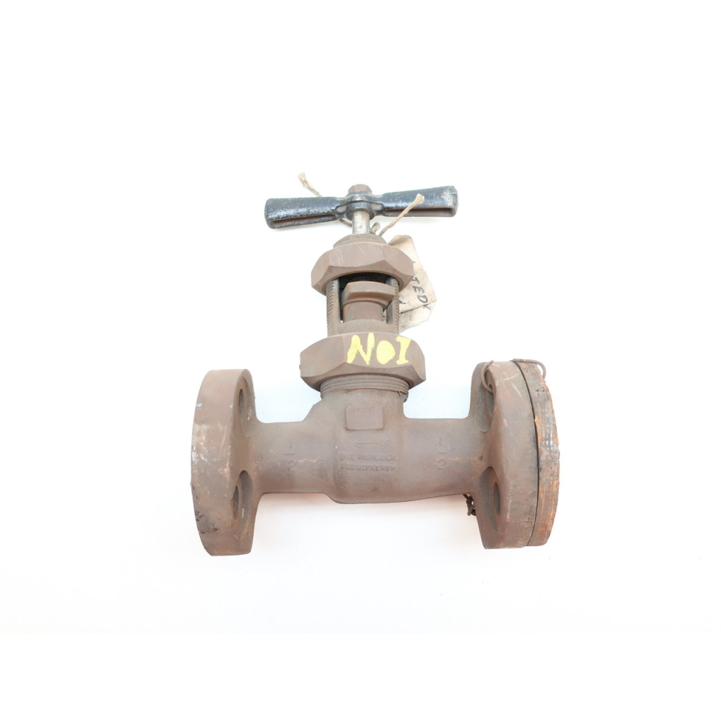Hancock 7214 Manual Steel Flanged Globe Valve 1/2in