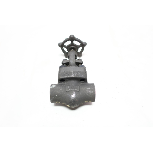 Hancock 5500S-1 Globe Valve Manual 600 Steel Threaded 1-1/4in Npt