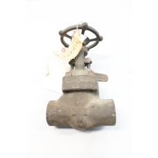 Hancock 5500W-1 Manual 600 Steel Socket Weld Globe Valve 1-1/2in