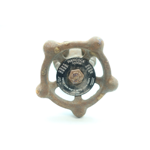 Hancock 5500W Manual Steel Socket Weld Wedge Gate Valve 3/8in