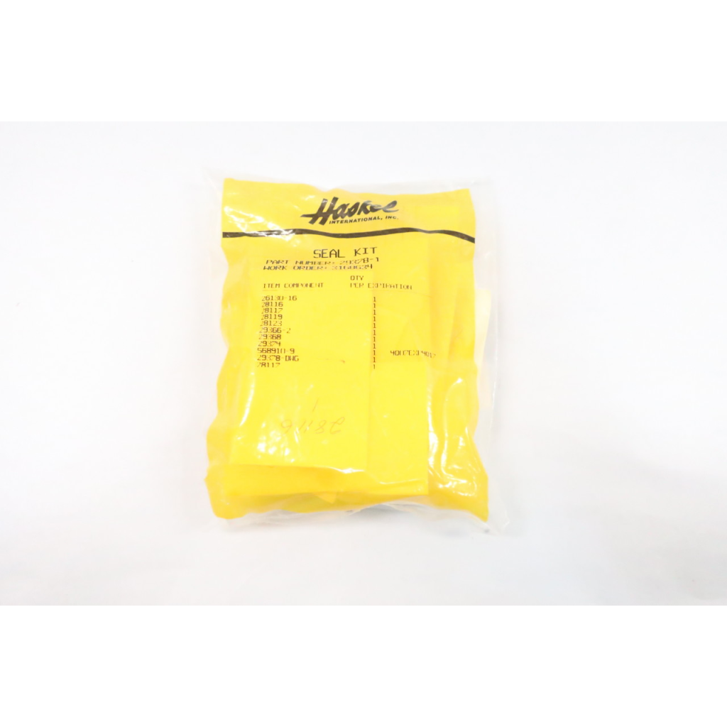 Haskel 29378-1 Valve Seal Kit