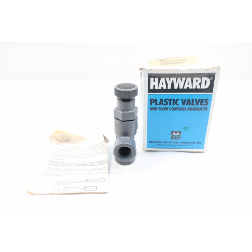 Hayward AV10050T Manual Pvc Angle Globe Valve 1/2in Npt