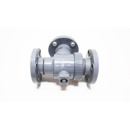 Hayward TW10200L Full-flo Ball Valve 3-way Pvc Flanged 2in