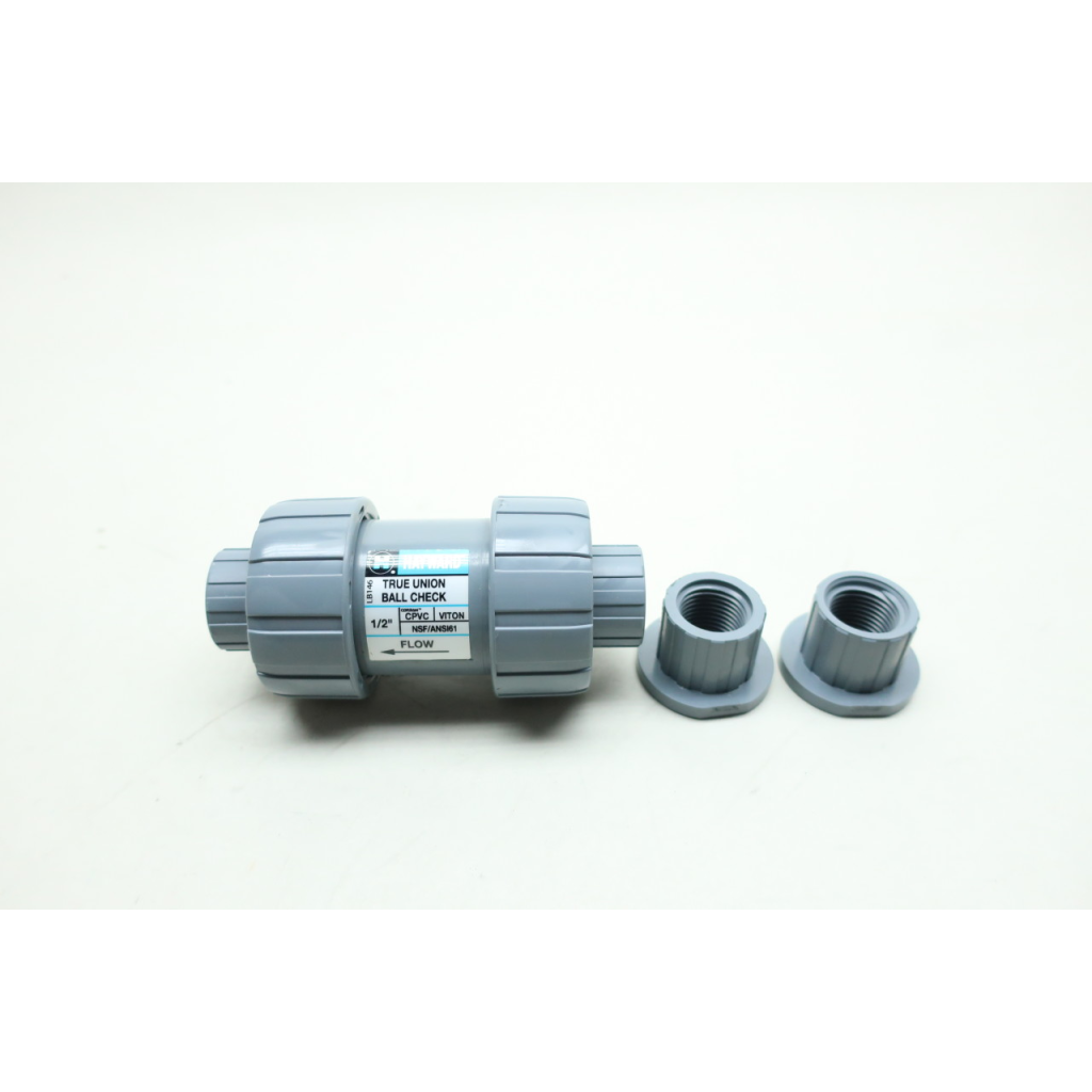 Hayward True Union Ball Check Valve Cpvc 1/2in