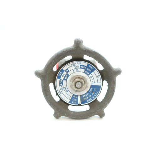 Henry Vogt 9871 Manual Steel Globe Valve 1/2in Npt