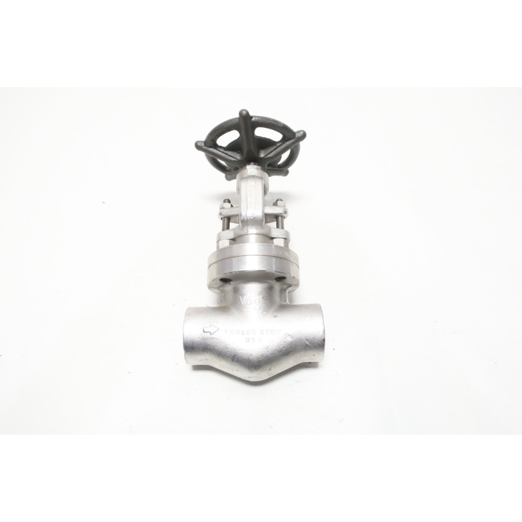 Henry Vogt SW-12501 Globe Valve Manual 800 Stainless Socket Weld 1in