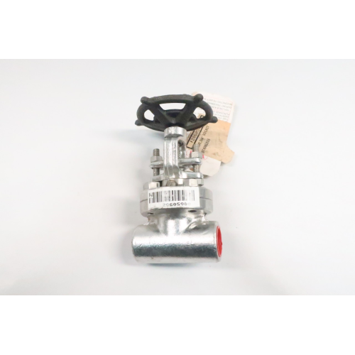 Henry Vogt SW-12401 Manual Stainless Socket Weld Wedge Gate Valve 3/4in 800