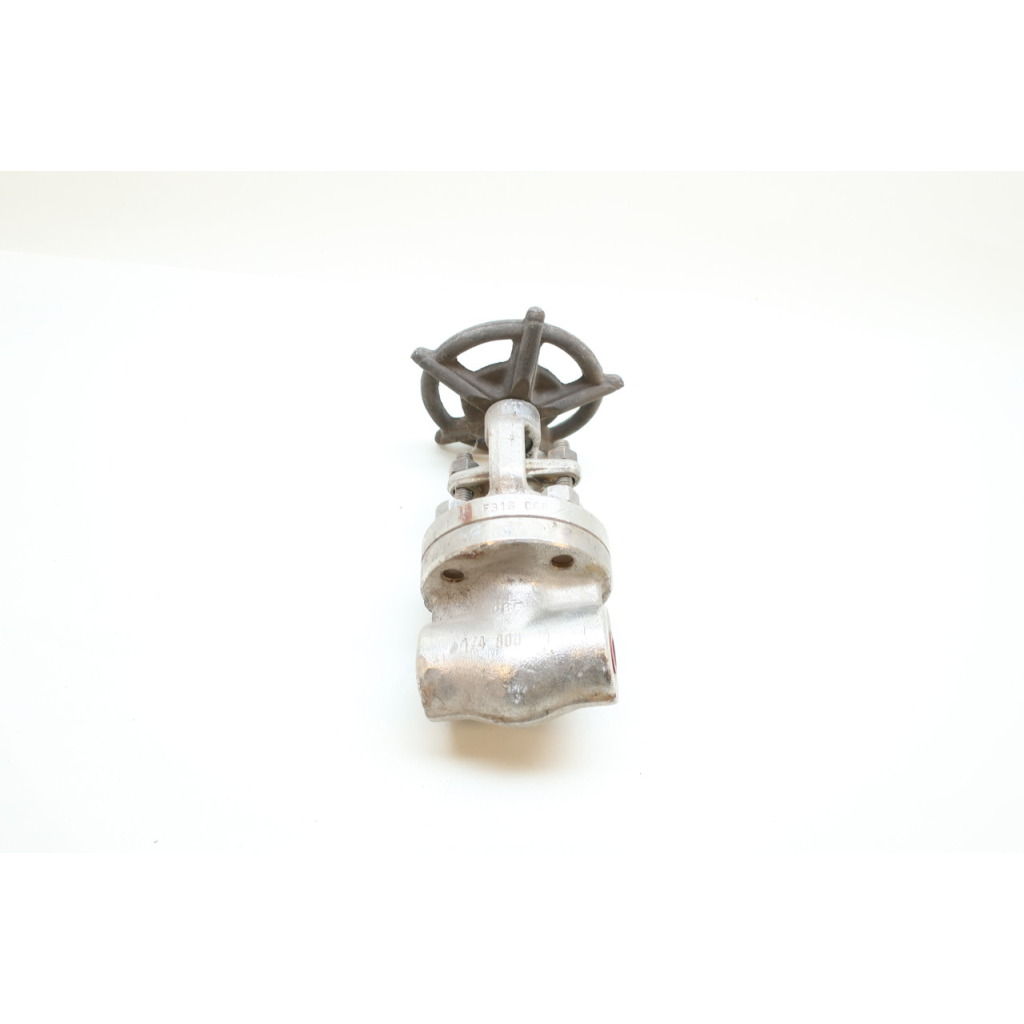 Henry Vogt 12401 Wedge Gate Valve Manual Stainless Threaded 1/4in Npt