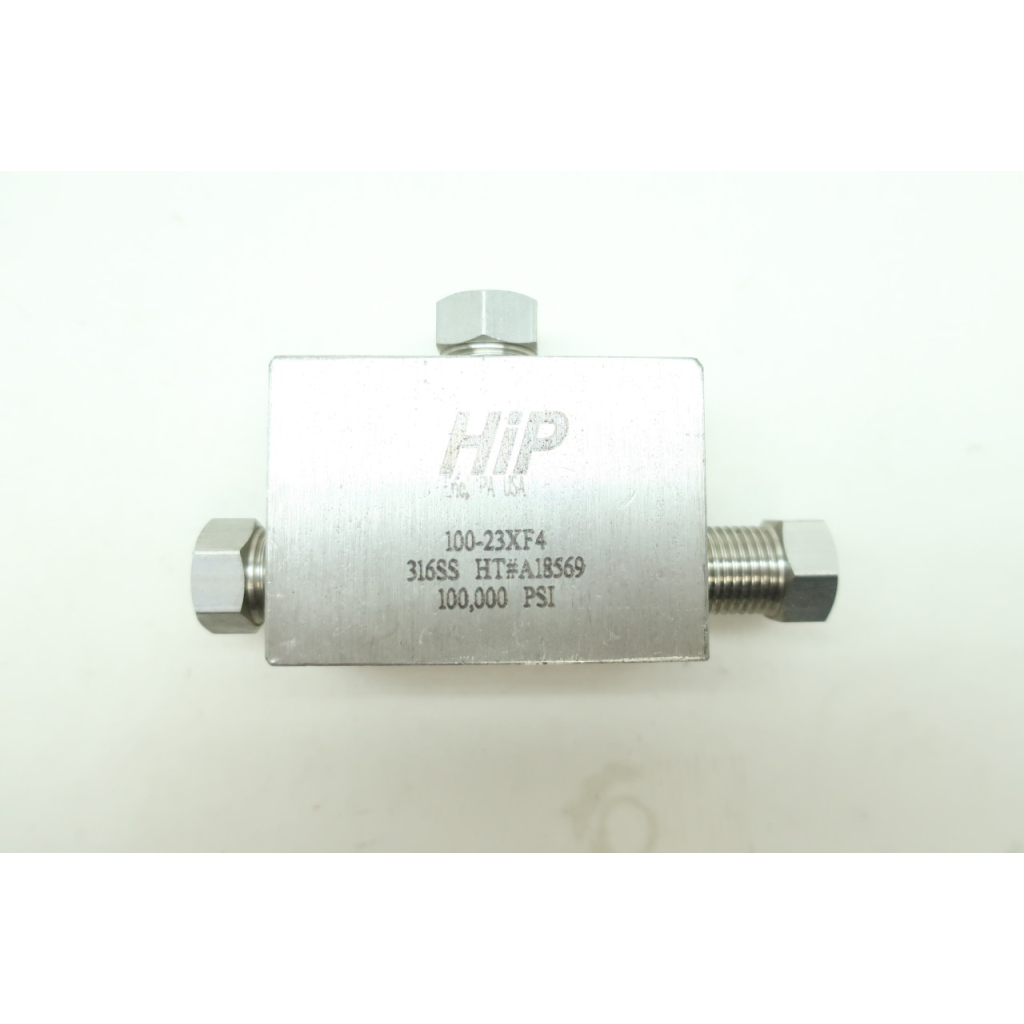 Hip 100-23XF4 Ultra High Pressure Tee 100000psi