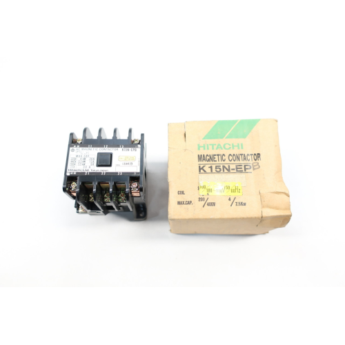 Hitachi K15N-EPB Magnetic Contactor 100-110v-ac 30a Amp 5.5kw