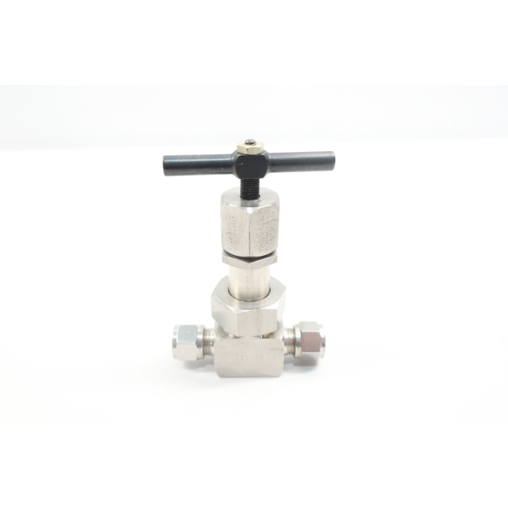 Hoke 2811G6Y Manual Stainless Needle Valve 3/8in Tube