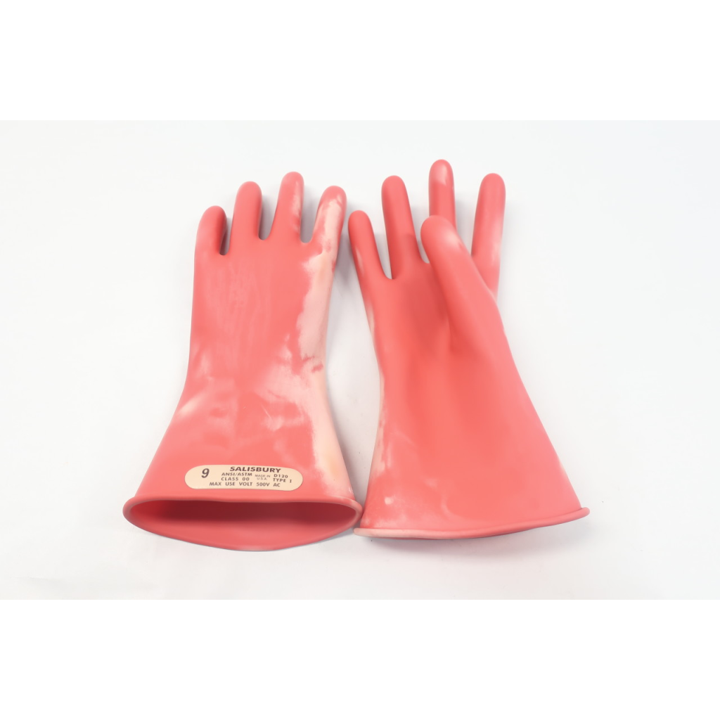 Honeywell E0011R/10 Salisbury Type I Class 00 Size 10 Red Lineman Glove