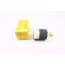Hubbell 7102-C Insulgrip Twist-lock Plug 250v-ac 20a Amp 2w 2p