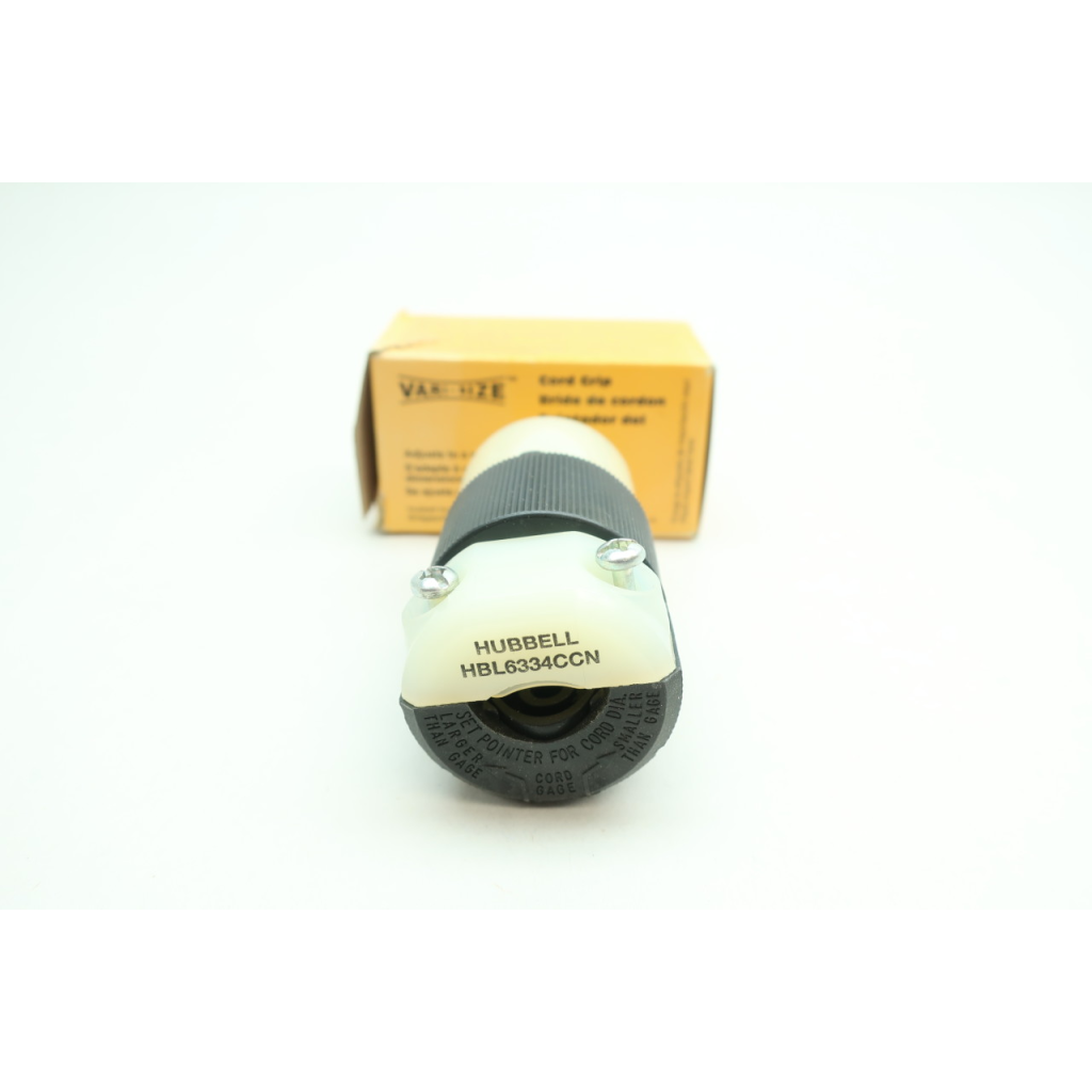 Hubbell HBL6334CCN Plug 2p 3w 20a Amp 125v-ac