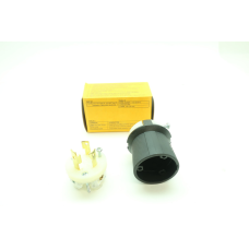 Hubbell HBL2621 Twist-lock Plug 2p 3w 30a Amp 250v-ac