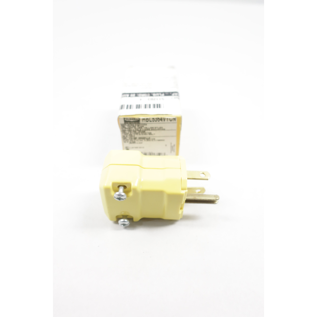 Hubbell HBL5364VYCN Plug 2p 3w 20a 125v-ac