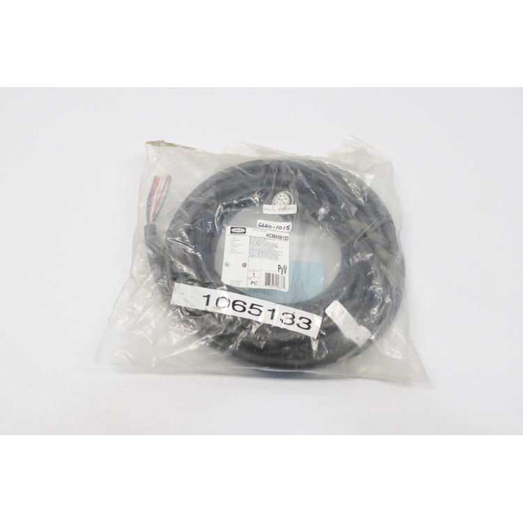 Hubbell HCMA08120 Mini-quick Female Plug 7p 8w 600v 16awg 20ft Cable