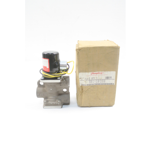Humphrey 501E1 3 11 20 36 Solenoid Valve 30-125psi 120v-ac 1/2in Npt