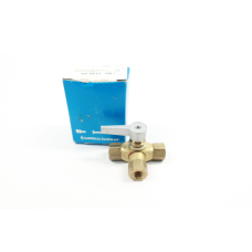 Imperial-eastman 332B4A 3-way Manual Brass Ball Valve 1/4in Npt