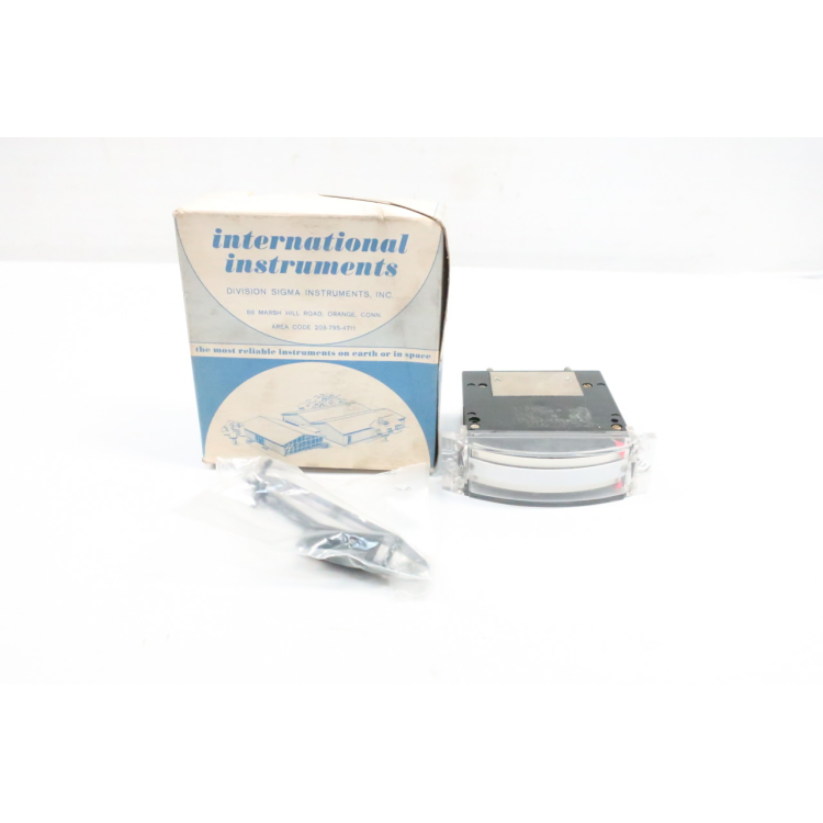 International Instruments 1246VB Blank Scale Panel Meter 50dcmv