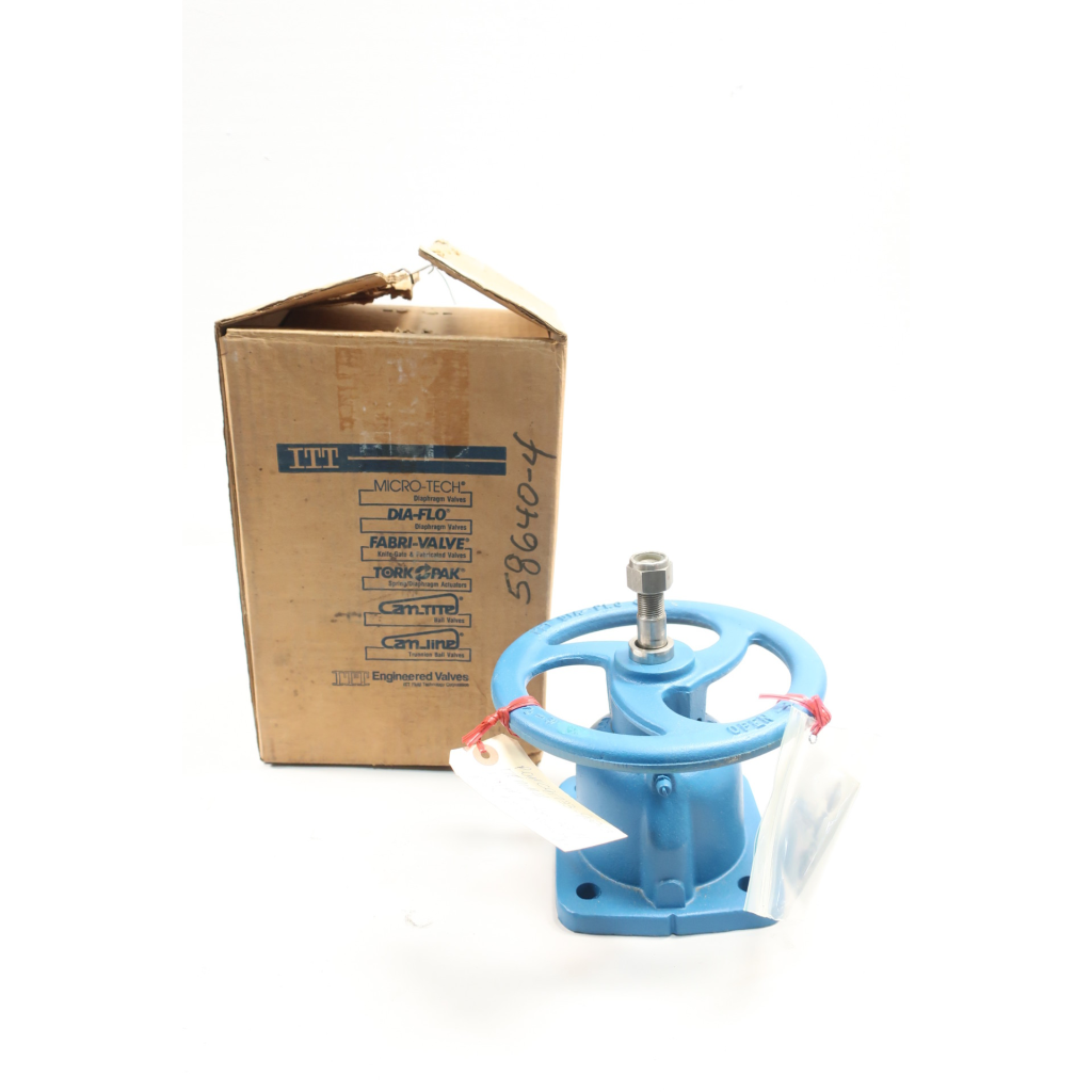 Itt Dia-flo Diaphragm Valve Manual Hand Wheel Bonnet 2-1/2in