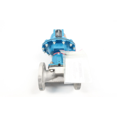 Itt 303-1879 Dia-flo Pneumatic Stainless Flanged Diaphragm Valve 1-1/2in