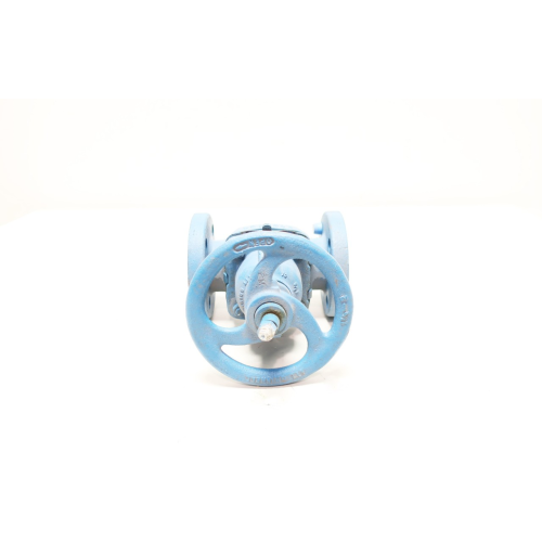 Itt Grinnell Dia-flo Manual Steel Flanged Diaphragm Valve 1-1/2in